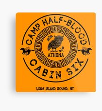 Cabin Six - Athena - Percy Jackson - Camp Half-Blood - Metal Print