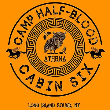 Cabin Six - Athena - Percy Jackson - Camp Half-Blood -  Sticker for Sale  by gingerbun