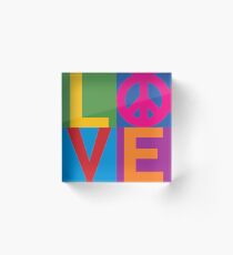 hippie Acrylic Block