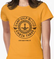 Camiseta entallada Percy Jackson - Campo Mestizo - Cabina Tres - Poseidón