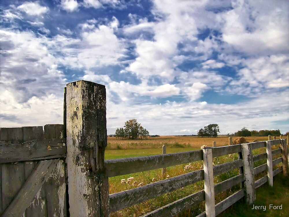 "Alberta Farm" by Jerry Ford | Redbubble