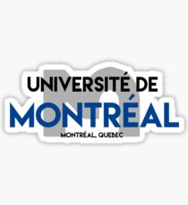 Université de Montreal sticker with Carabin Sticker