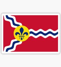 Flag of St. Louis Sticker