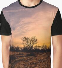 Panoramic Sunset Graphic T-Shirt