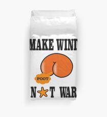 Make Wind Not War Duvet Cover