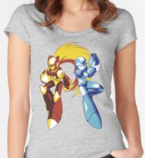 Mega Man And Zero — 01 Women's Fitted Scoop T-Shirt