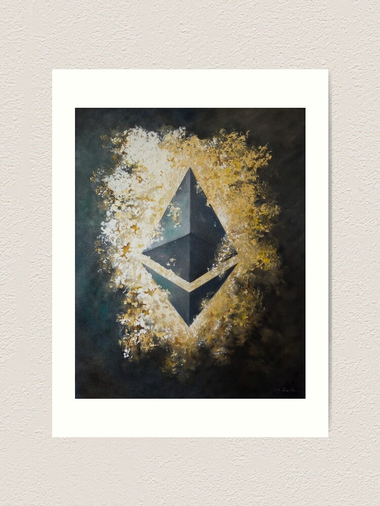 Alternative Ansicht von Ethereum Metropolis Kunst Kunstdruck