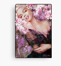 Marilyn Cherry Blossoms Pink Canvas Print