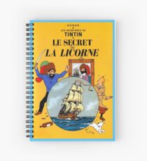 Tintin Secret Licorne Spiral Notebook