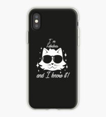 Fabulous cat iPhone Case