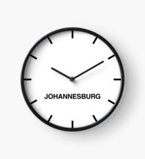 Johannesburg Zeitzone Newsroom Wanduhr Uhr
