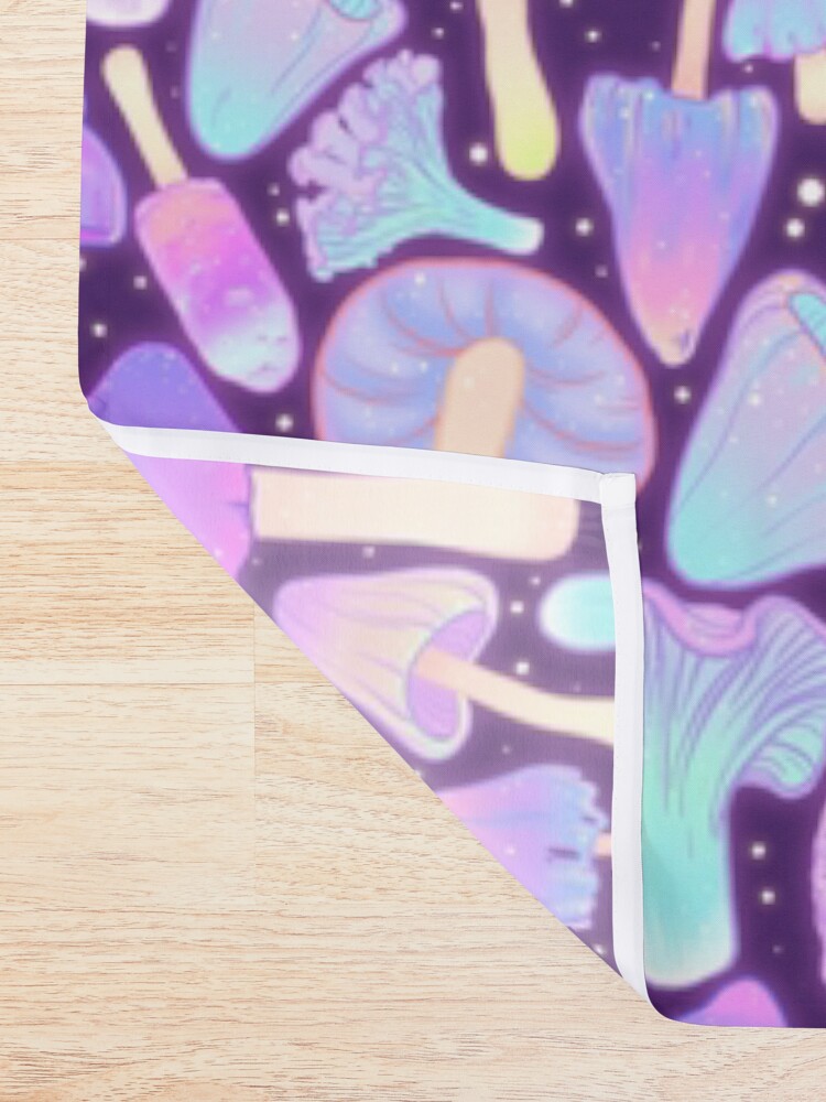 Alternate view of Spooky Mushroom Hunt Shower Curtain