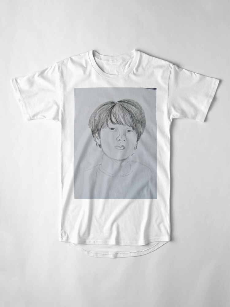 "Euphoria Jungkook BTS Line Drawing" Tshirt by