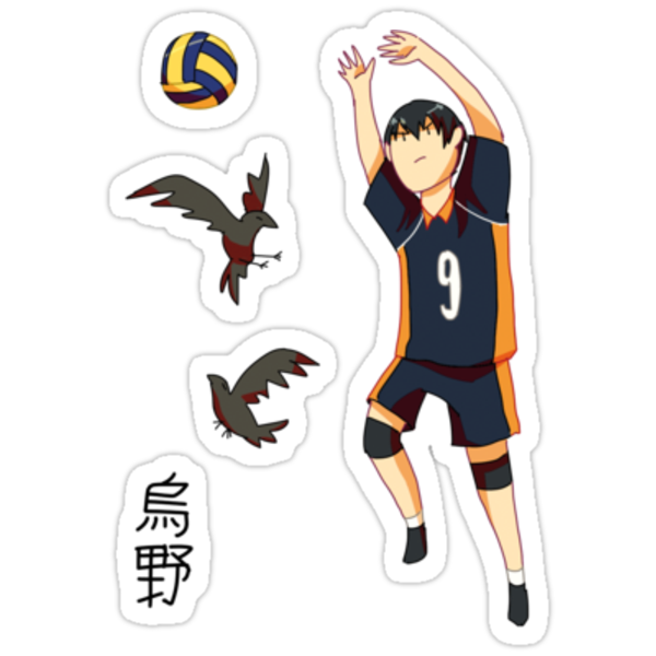 Haikyuu Stickers Kageyama Tobio Stickers By Cycha Redbubble 0034