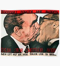 Fraternal Kiss Poster