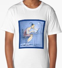 chat girl looking for a mate Long T-Shirt