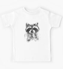 Surprised raccoon Kids Tee
