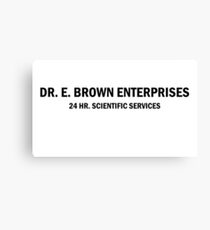 BTTF Doc Lab Canvas Print