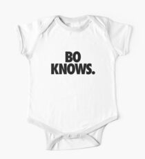 Body de manga corta para bebé Bo Knows