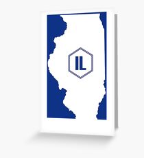 Illinois Homer (White) Greeting Card