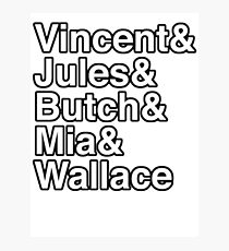 Mia Wallace - Pulp Fiction Photographic Print