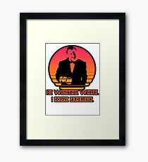 Winston Wolf - Pulp Fiction Framed Print