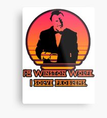 Winston Wolf - Pulp Fiction Metal Print