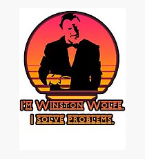 Winston Wolf - Pulp Fiction Photographic Print