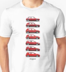 Generation Golf GTi (red) Unisex T-Shirt