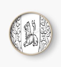 HERALDRY Pop Art Clock
