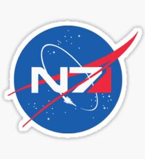 N7 NASA Mass Effect Sticker