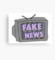 FAKE NEWS Canvas Print