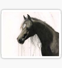 Dark Horse Running Sticker