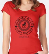 Cabin Thirteen - Hades - Percy Jackson - Camp Half-Blood Women's Fitted Scoop T-Shirt