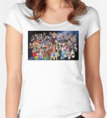 Anime Stars Women's Fitted Scoop T-Shirt