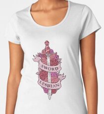 SWORD LESBIAN Women's Premium T-Shirt