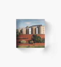 Ipswich Sugar Beet Factory, Sproughton in 1992 Acrylic Block