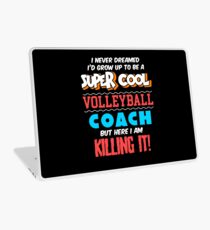 Funny Volleyball Coach Apparel Laptop Skin