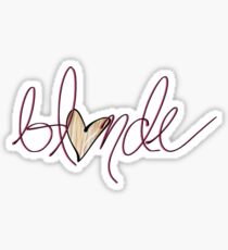 Blonde Sticker