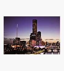 Melbourne Night Sky Photographic Print
