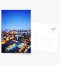 Melbourne Night Scape Postcards