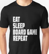 Eat Sleep Board Game Repeat Unisex T-Shirt