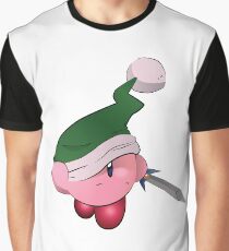 Kirby with Sword Graphic T-Shirt