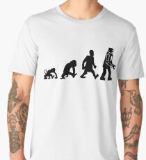 evolution darwin robot Men's Premium T-Shirt