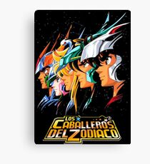 LOS CABALLEROS DEL ZODIACO Canvas Print