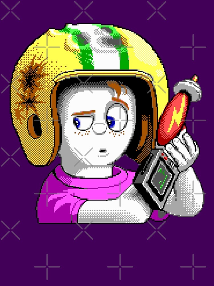 "Commander Keen HD - Retro DOS game fan items" Sticker by hangman3d | Redbubble