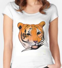 Bengal Tiger Women's Fitted Scoop T-Shirt