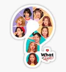 WHAT IS L TWICE Sticker