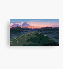 Studio Ghibli Totoro Landscape Canvas Print