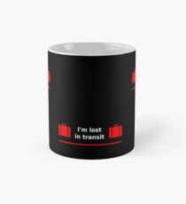 I'm Lost in Transit Double Suitcases Dark Color Classic Mug